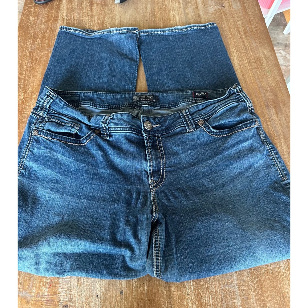 Silver Jeans Co Suki Mid Slim Bootcut Jeans Medium Wash SZ 20/L31 W93617SAI468